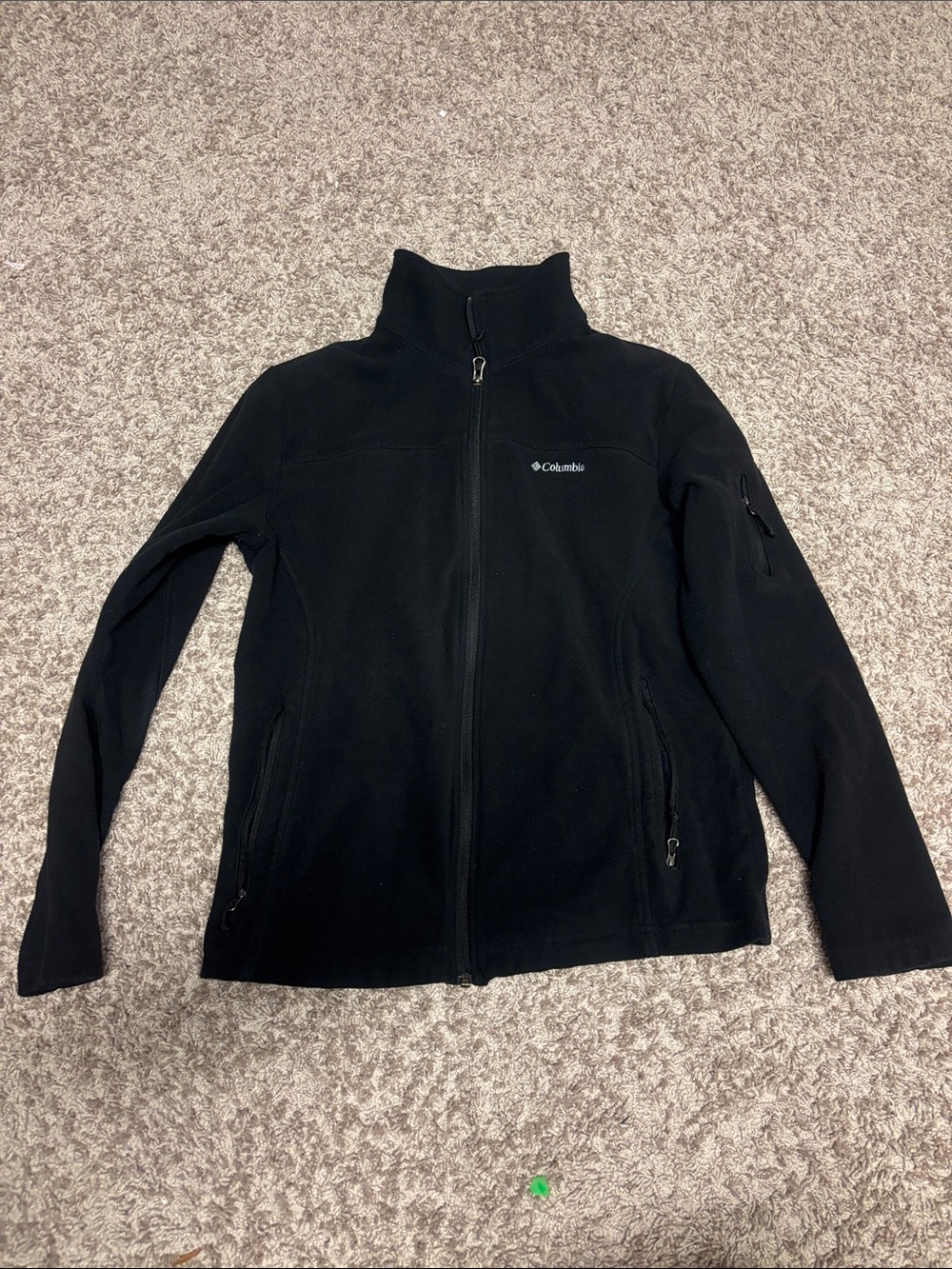 Columbia Black Full‑Zip Women's Fleece Jacket